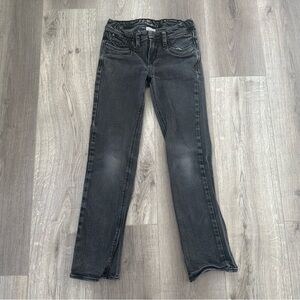 2/24$ Levi's Girls black/grey jeans size 8